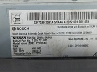 2020 Infiniti Q50 Radio AM FM Cd Player Receiver Replacement P/N:2591A 5NA4A Fits Fits 2019 OEM Used Auto Parts - Oemusedaut