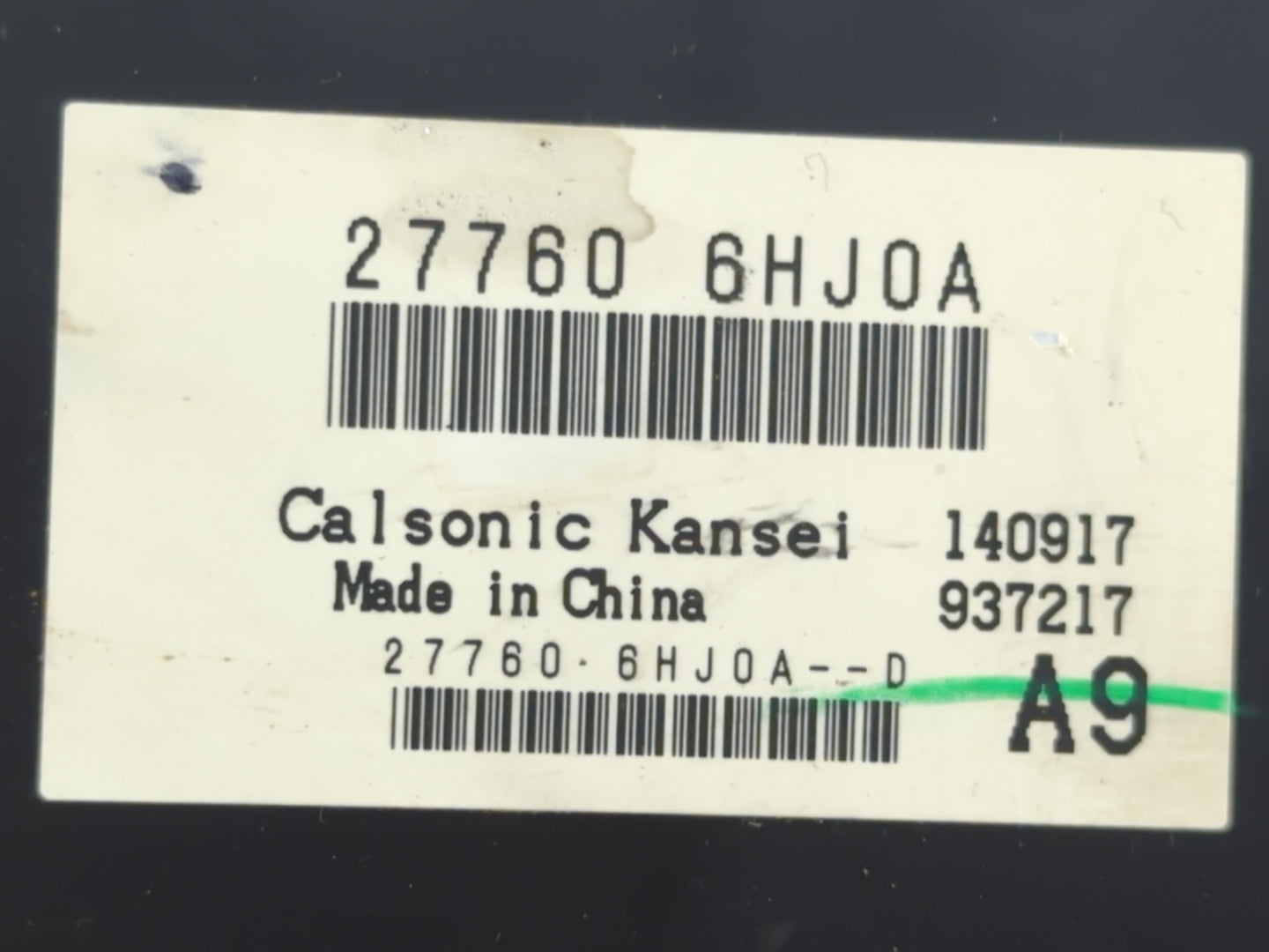 2018-2020 Infiniti Q50 PCM Engine Control Computer ECU ECM PCU OEM P/N:27760 6HJ0A Fits Fits 2018 2019 2020 OEM Used Auto Pa