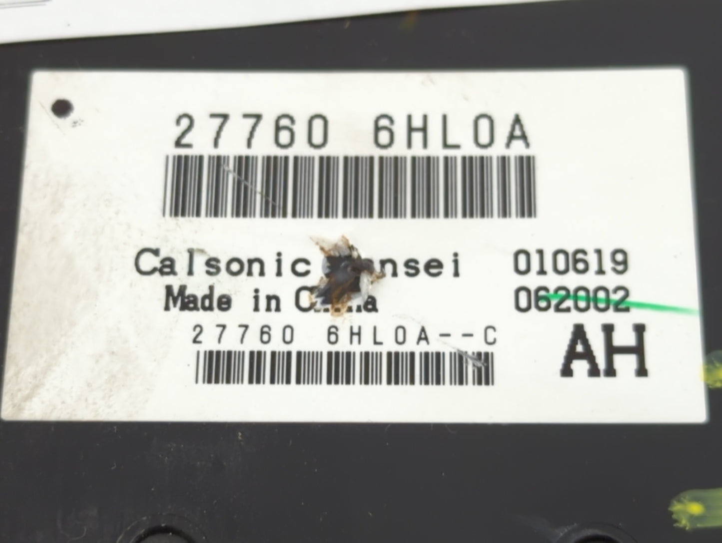 2020 Infiniti Q50 Radio AM FM Cd Player Receiver Replacement P/N:27760 6HL0A 2591A 5NA4C Fits Fits 2019 OEM Used Auto Parts 