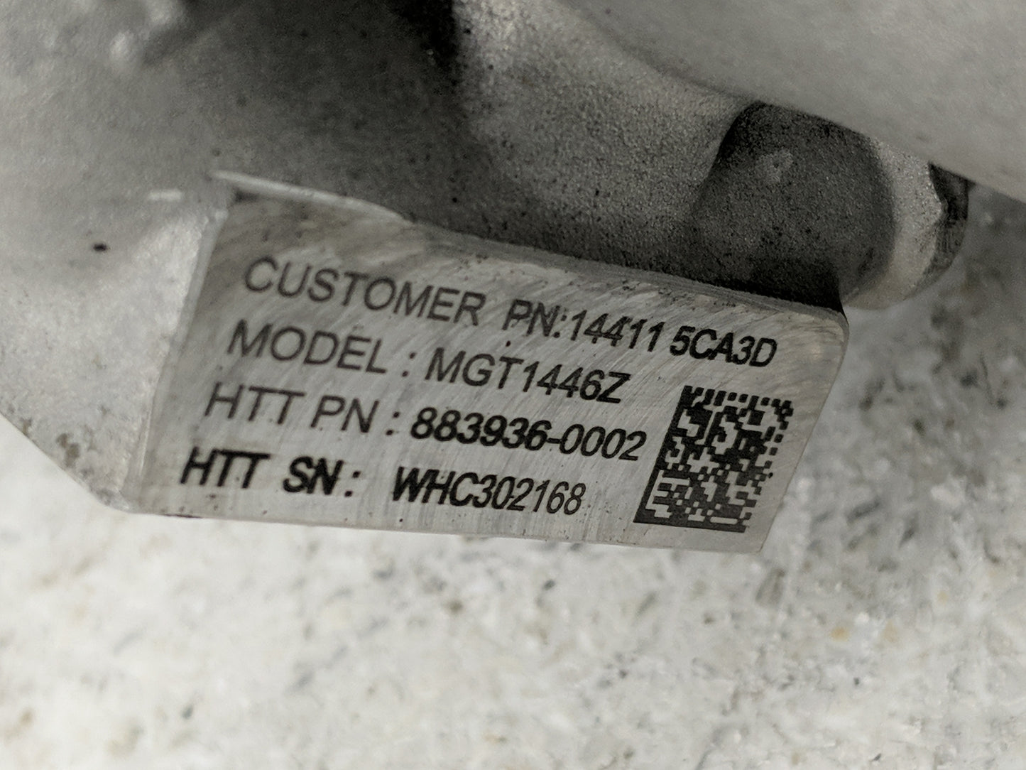 2016 Infiniti Q50 Turbocharger Turbo Charger Super Charger Supercharger - Oemusedautoparts1.com