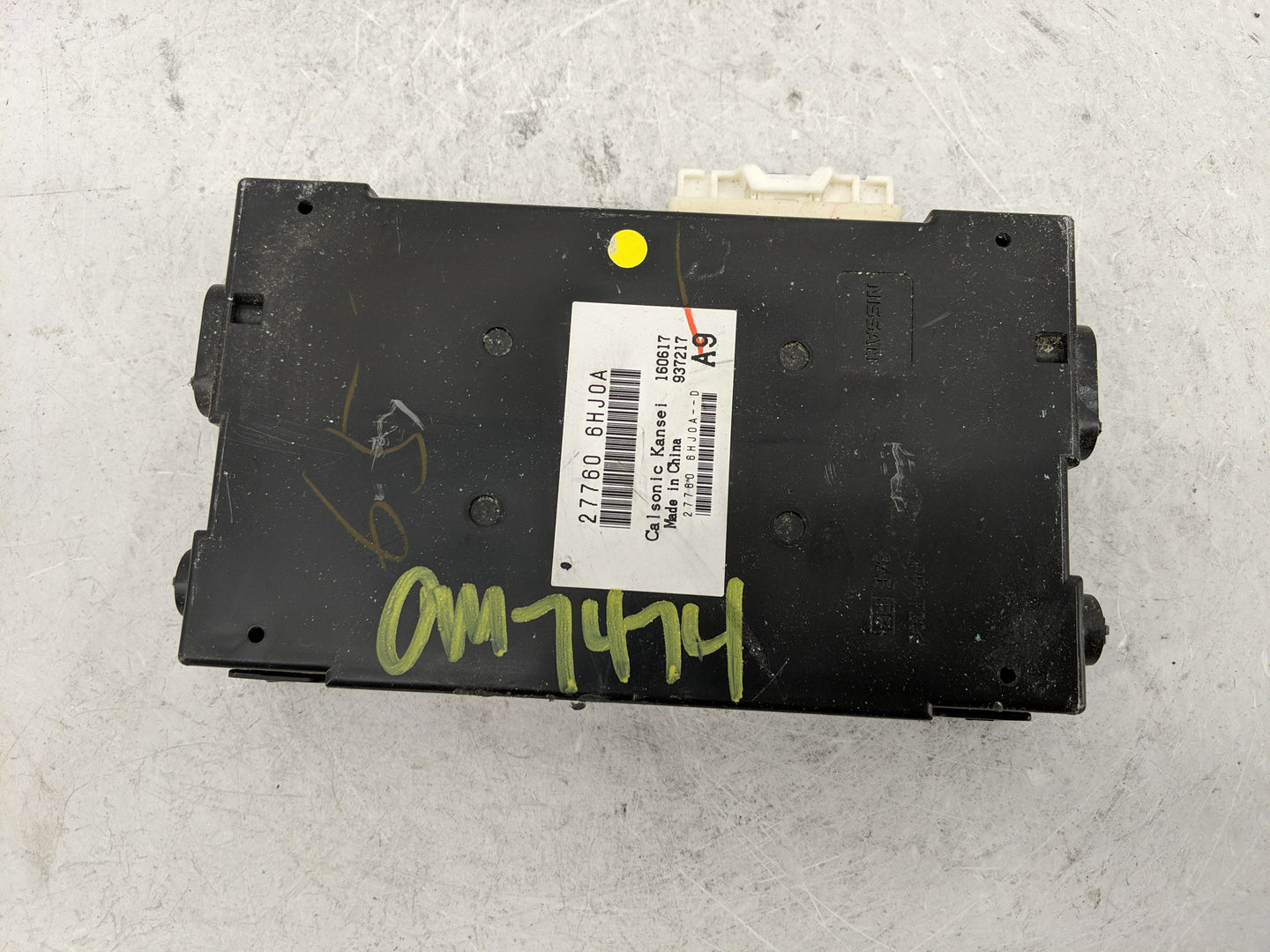 2018-2020 Infiniti Q50 PCM Engine Control Computer ECU ECM PCU OEM P/N:27760 6HJ0A Fits Fits 2018 2019 2020 OEM Used Auto Pa