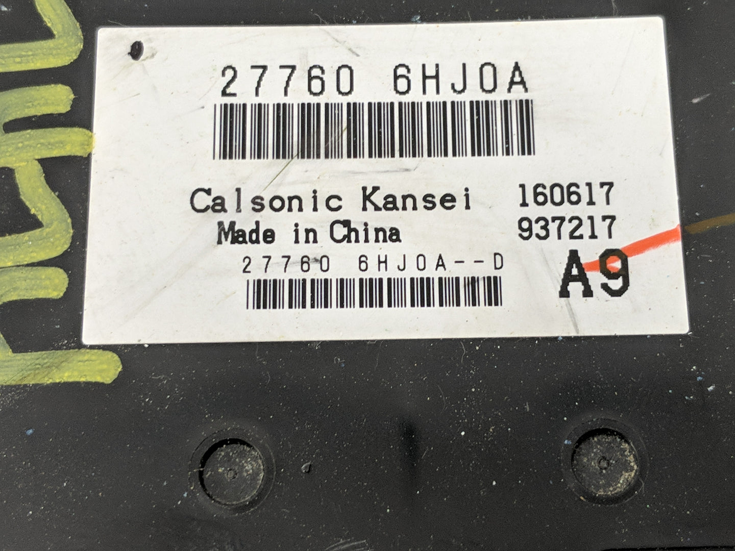2018-2020 Infiniti Q50 PCM Engine Control Computer ECU ECM PCU OEM P/N:27760 6HJ0A Fits Fits 2018 2019 2020 OEM Used Auto Pa