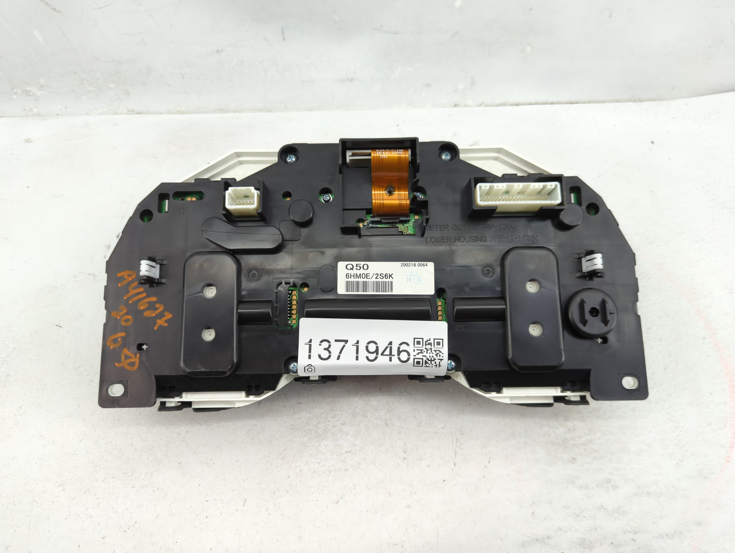 2020 Infiniti Q50 Instrument Cluster Speedometer Gauges P/N:Q506HM0E Fits OEM Used Auto Parts - Oemusedautoparts1.com