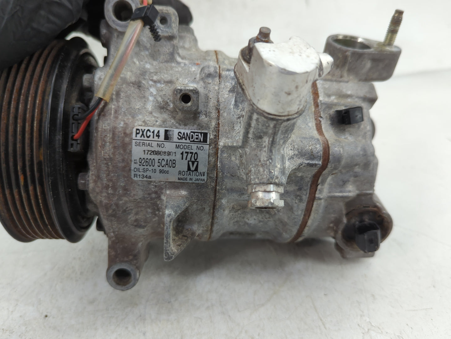 2016-2020 Infiniti Q50 Air Conditioning A/c Ac Compressor Oem - Oemusedautoparts1.com