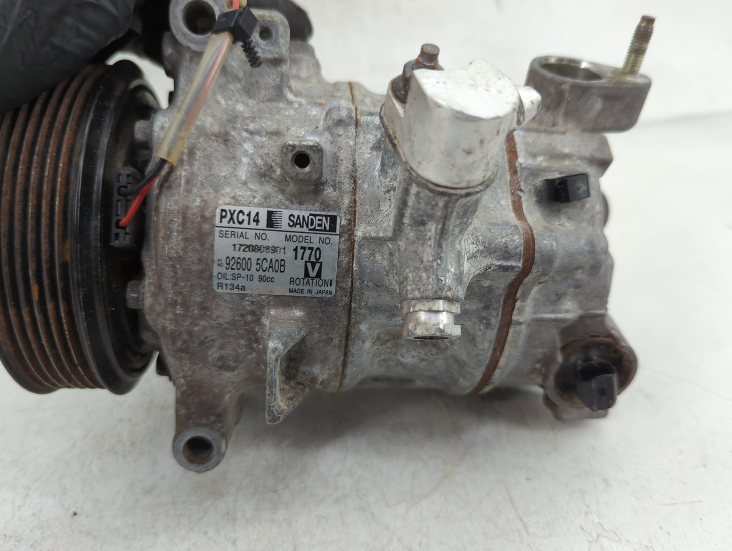 2016-2020 Infiniti Q50 Air Conditioning A/c Ac Compressor Oem - Oemusedautoparts1.com