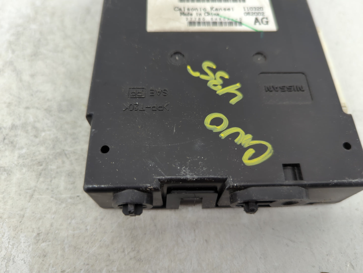 2015-2020 Infiniti Q50 Radio AM FM Cd Player Receiver Replacement P/N:27760 6HR0A Fits Fits 2015 2016 2017 2018 2019 2020 OE