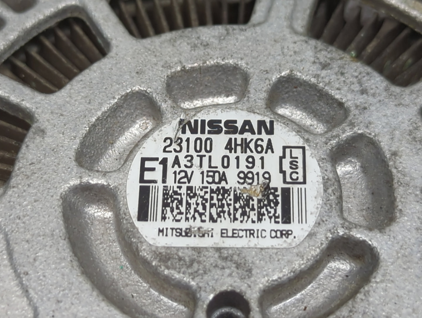 2016-2020 Infiniti Q50 Alternator Replacement Generator Charging Assembly Engine OEM P/N:23100 4HK6A Fits OEM Used Auto Part