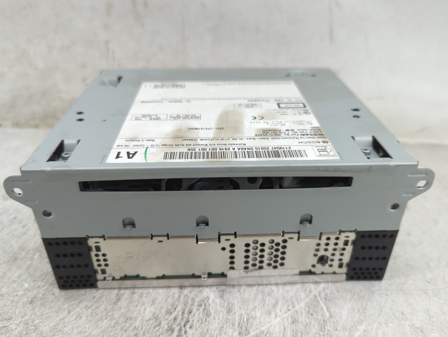 2020 Infiniti Q50 Radio AM FM Cd Player Receiver Replacement P/N:259155NA0A 7515751550, PIVISBX0, YBN-PIVISBX0 Fits Fits 201