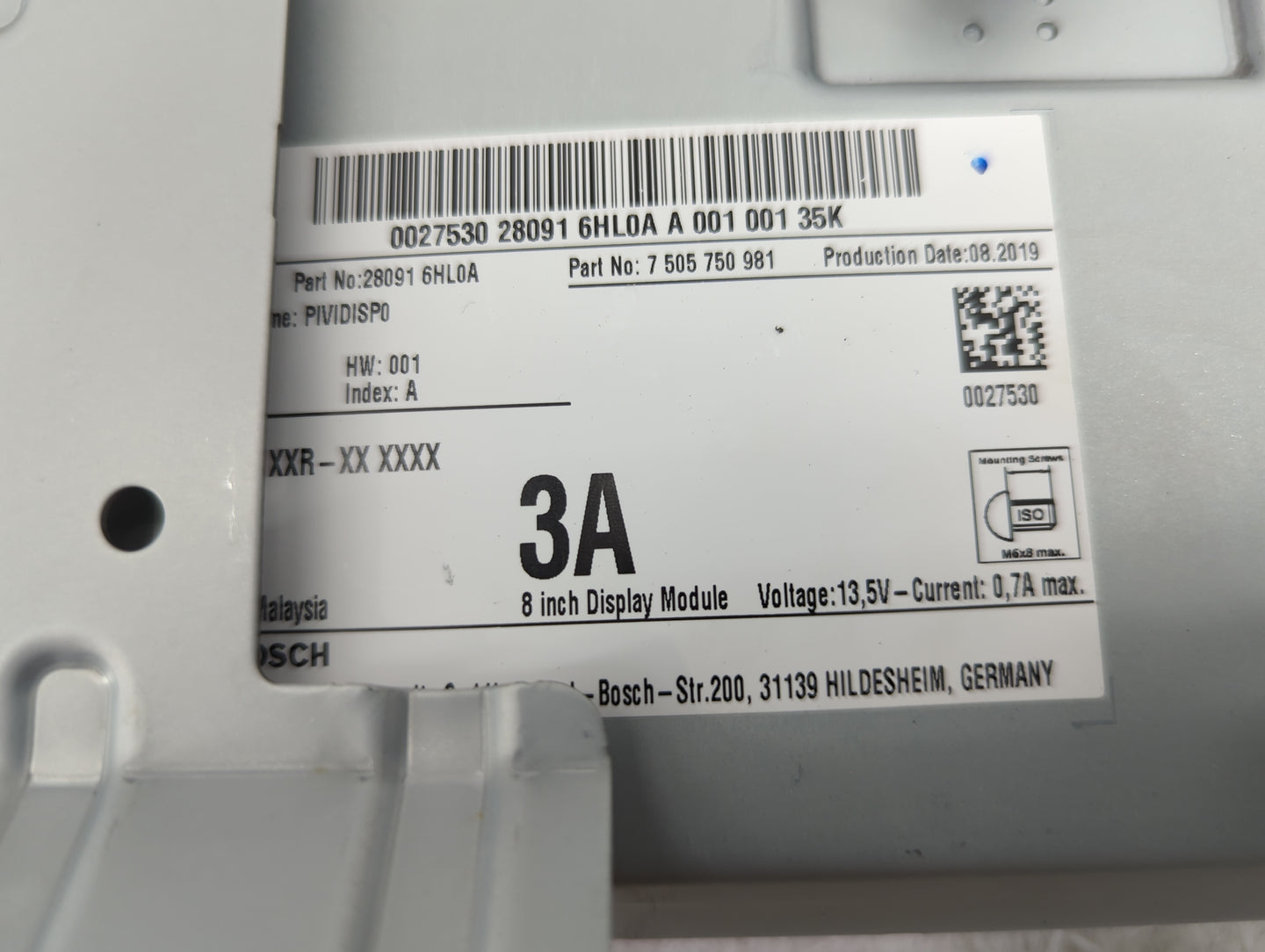 2019-2020 Infiniti Q50 Information Display Screen - Oemusedautoparts1.com