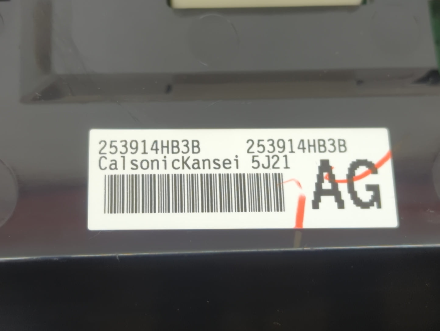2020 Infiniti Q50 Climate Control Module Temperature AC/Heater Replacement P/N:253914HB3B Fits OEM Used Auto Parts - Oemused