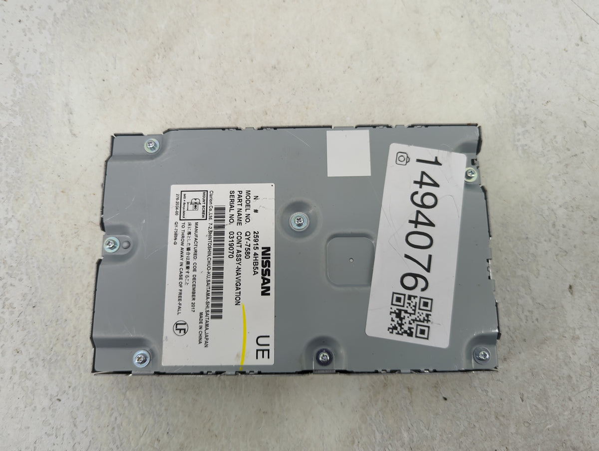 2018-2019 Infiniti Q50 Information-gps-tv Control Module 1494076 - Oemusedautoparts1.com