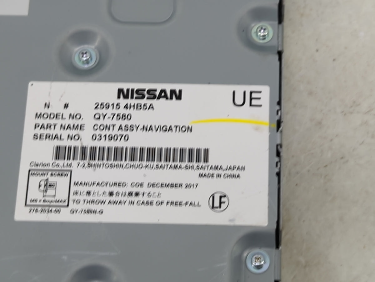 2018-2019 Infiniti Q50 Information-gps-tv Control Module 1494076 - Oemusedautoparts1.com