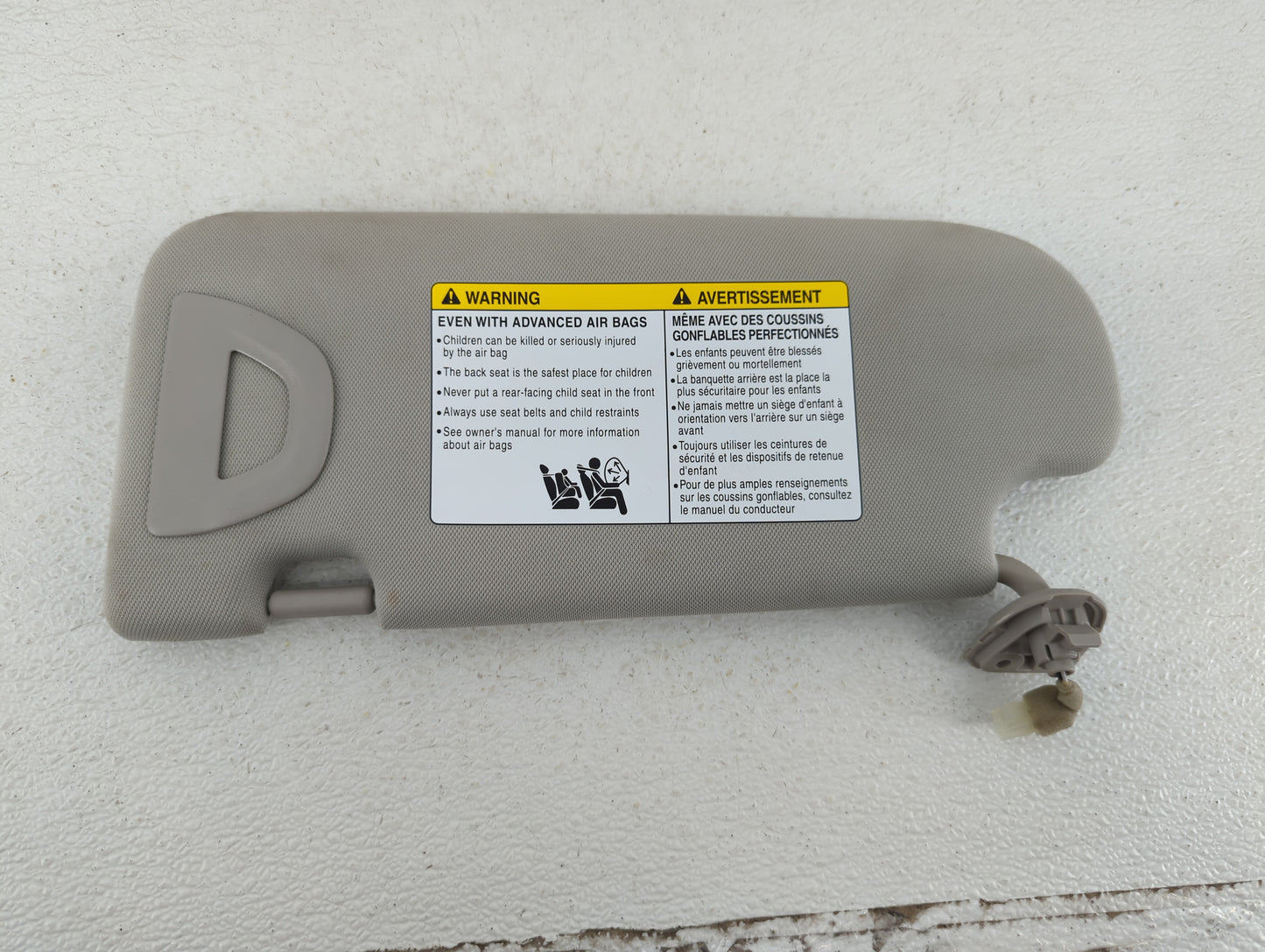 2014-2020 Infiniti Q50 Sun Visor Shade Replacement Passenger Right Mirror Fits Fits 2014 2015 2016 2017 2018 2019 2020 OEM U