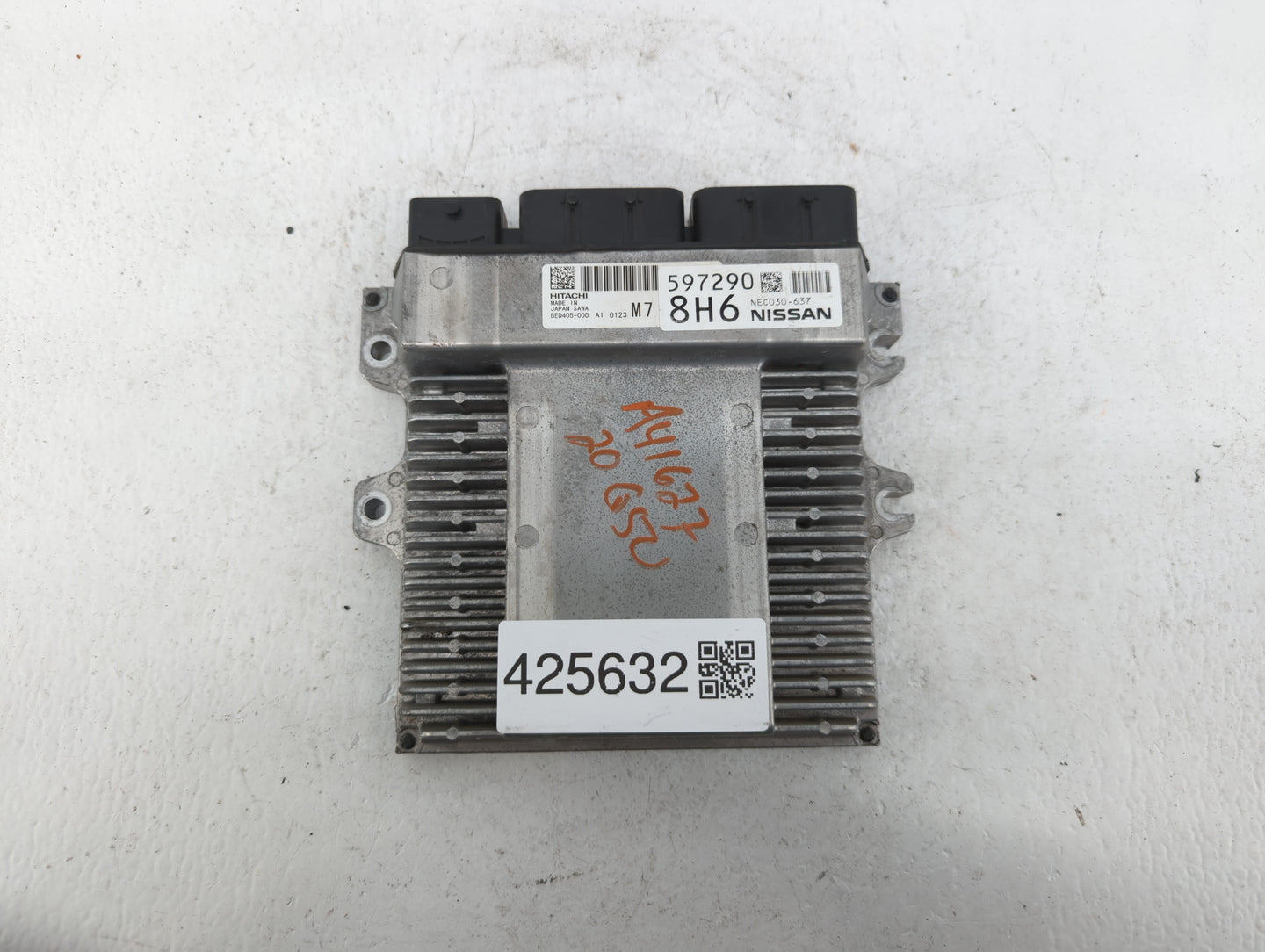 2018-2020 Infiniti Q50 PCM Engine Control Computer ECU ECM PCU OEM P/N:NEC030-637 NEC033-070, NEC036-044 Fits Fits 2018 2019