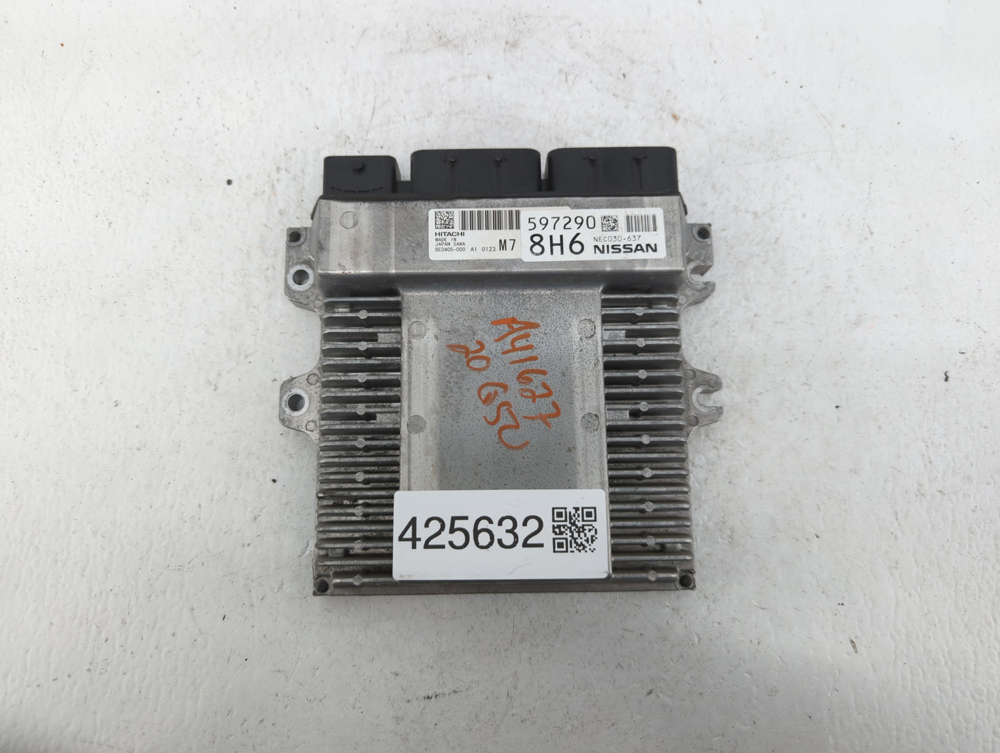 2018-2020 Infiniti Q50 PCM Engine Control Computer ECU ECM PCU OEM P/N:NEC030-637 NEC033-070, NEC036-044 Fits Fits 2018 2019