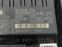 2020 Infiniti Q50 Fusebox Fuse Box Panel Relay Module P/N:862000137A Fits OEM Used Auto Parts - Oemusedautoparts1.com