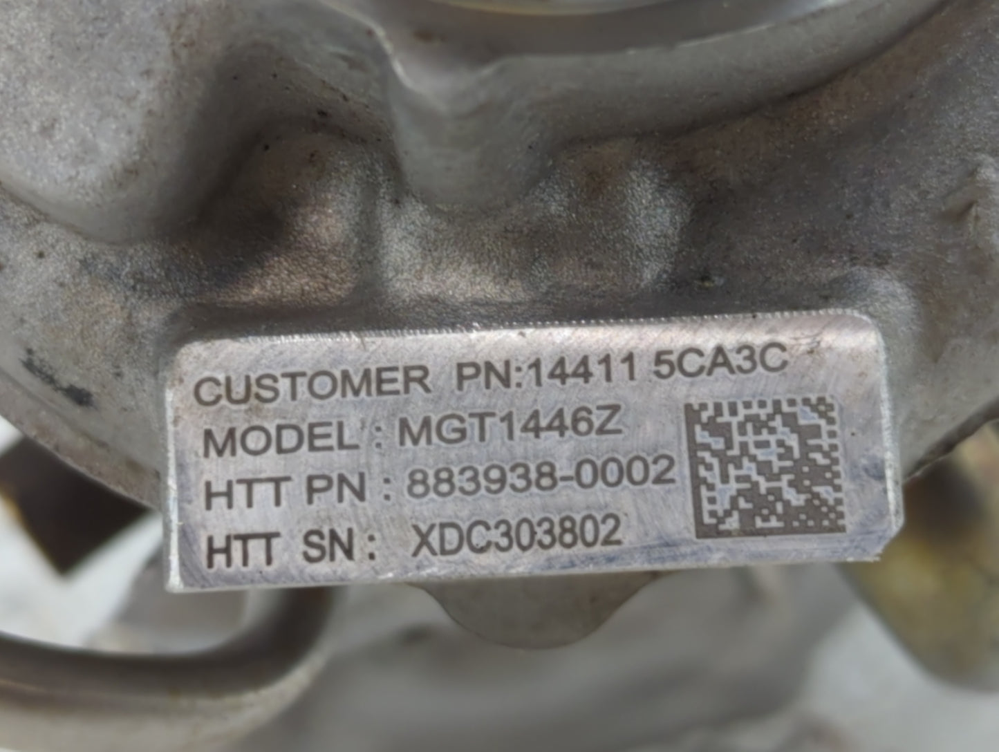 2016 Infiniti Q50 Turbocharger Turbo Charger Super Charger Supercharger - Oemusedautoparts1.com