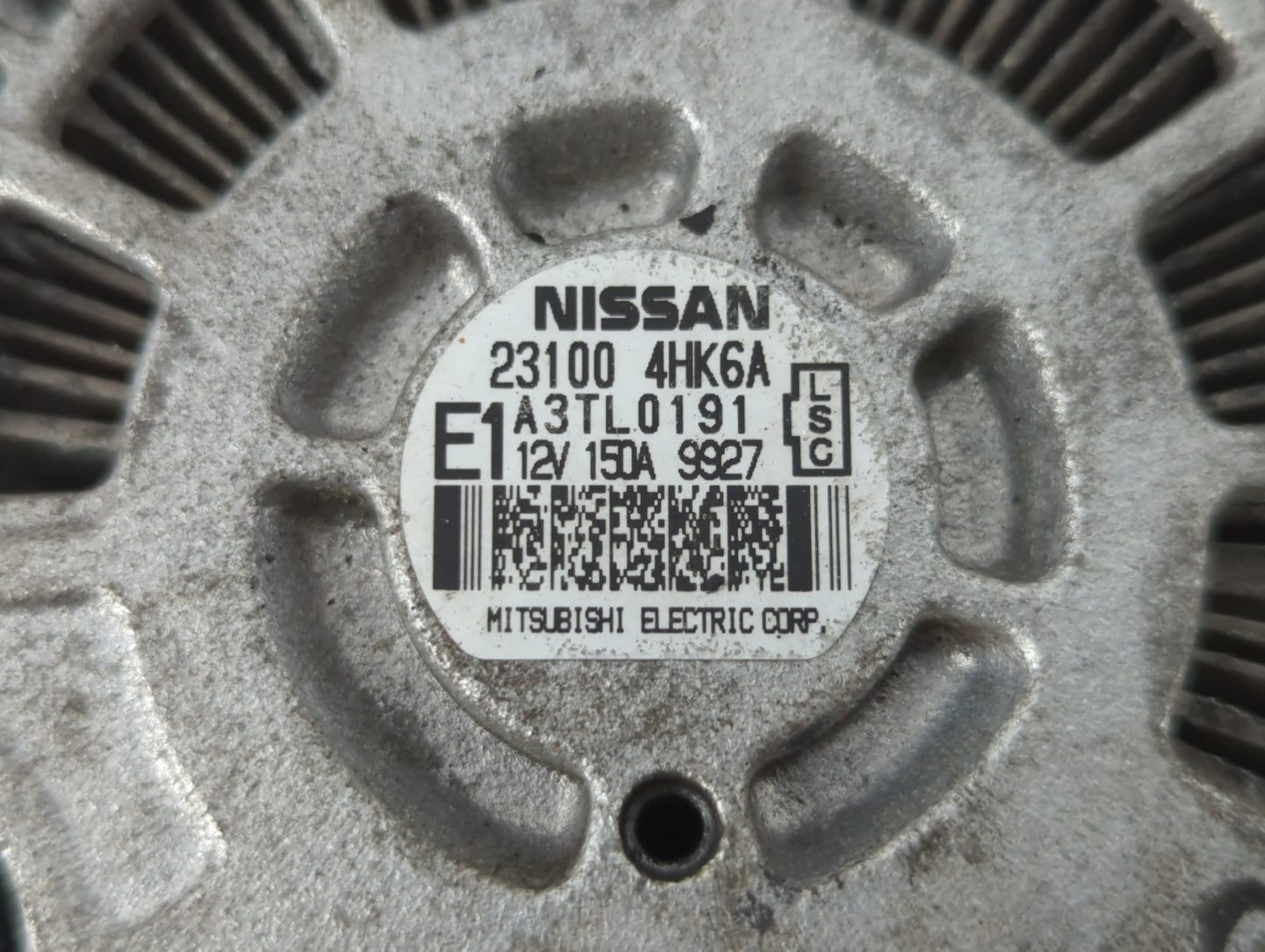 2016-2020 Infiniti Q50 Alternator Replacement Generator Charging Assembly Engine OEM P/N:23100 4HK6A Fits OEM Used Auto Part