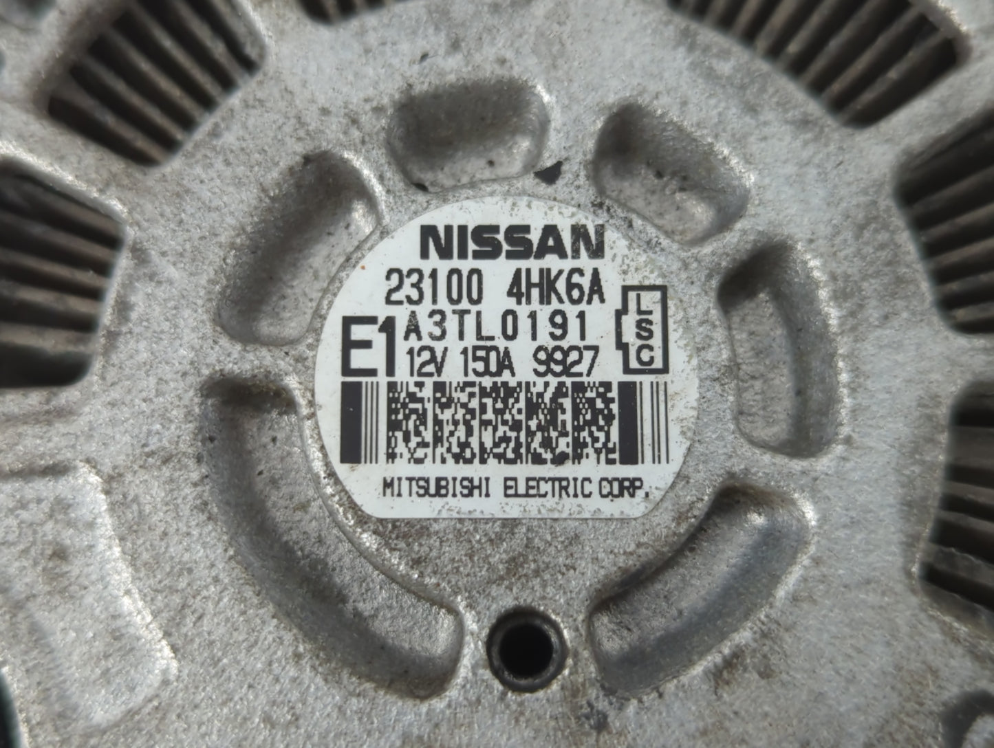 2016-2020 Infiniti Q50 Alternator Replacement Generator Charging Assembly Engine OEM P/N:23100 4HK6A Fits OEM Used Auto Part