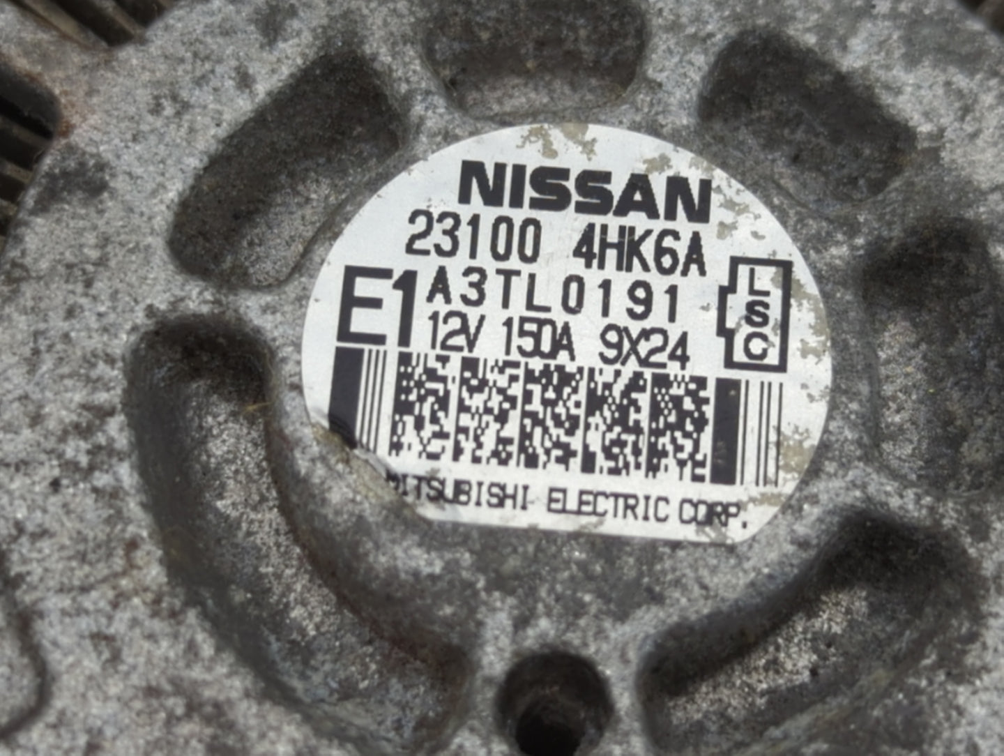 2016-2020 Infiniti Q50 Alternator Replacement Generator Charging Assembly Engine OEM P/N:23100 4HK6A Fits OEM Used Auto Part