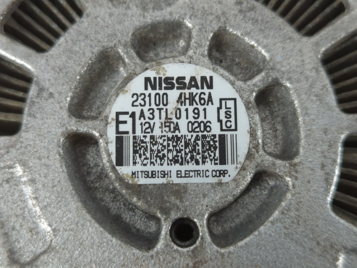2016-2020 Infiniti Q50 Alternator Replacement Generator Charging Assembly Engine OEM P/N:23100 4HK6A Fits OEM Used Auto Part