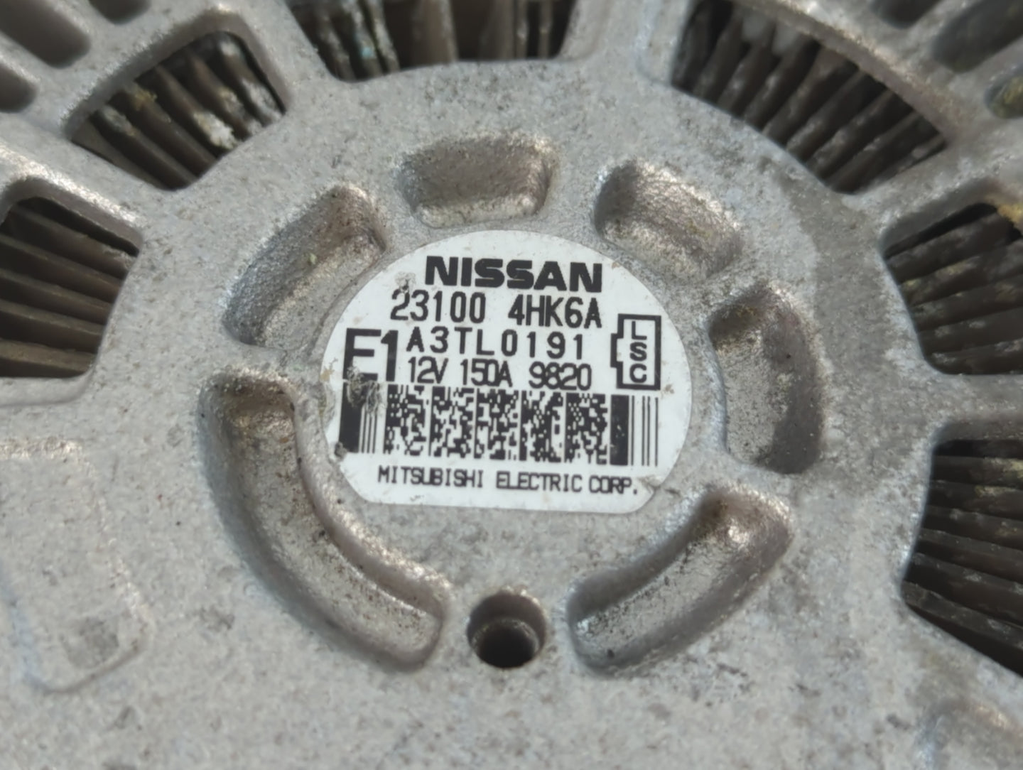 2016-2020 Infiniti Q50 Alternator Replacement Generator Charging Assembly Engine OEM P/N:23100 4HK6A Fits OEM Used Auto Part