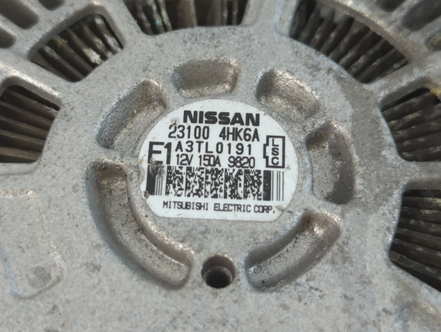 2016-2020 Infiniti Q50 Alternator Replacement Generator Charging Assembly Engine OEM P/N:23100 4HK6A Fits OEM Used Auto Part