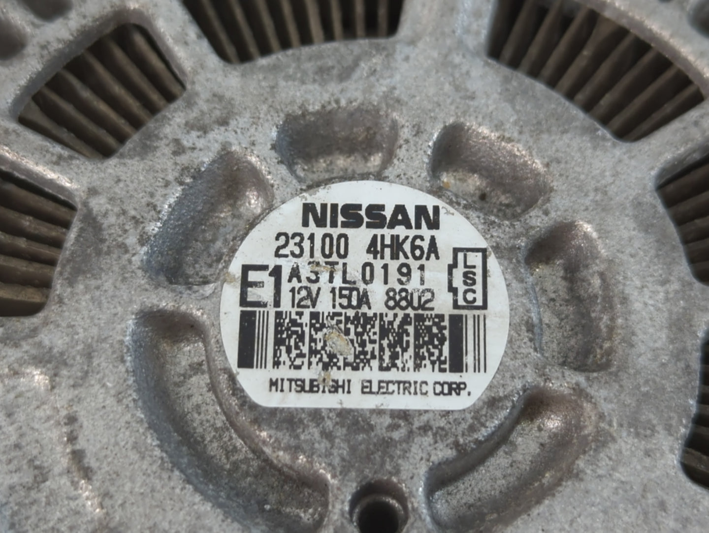 2016-2020 Infiniti Q50 Alternator Replacement Generator Charging Assembly Engine OEM P/N:23100 4HK6A Fits OEM Used Auto Part