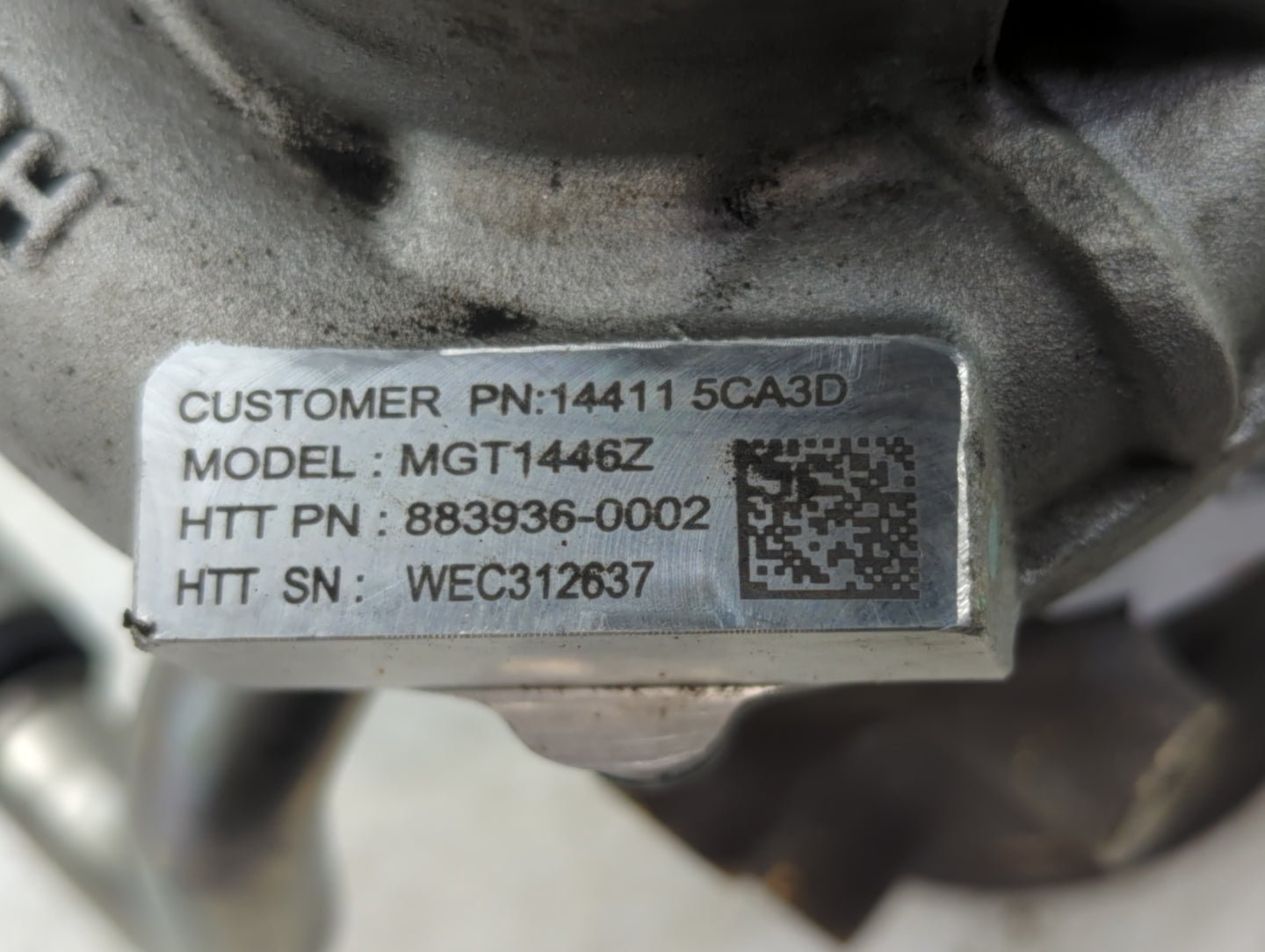 2016 Infiniti Q50 Turbocharger Turbo Charger Super Charger Supercharger - Oemusedautoparts1.com