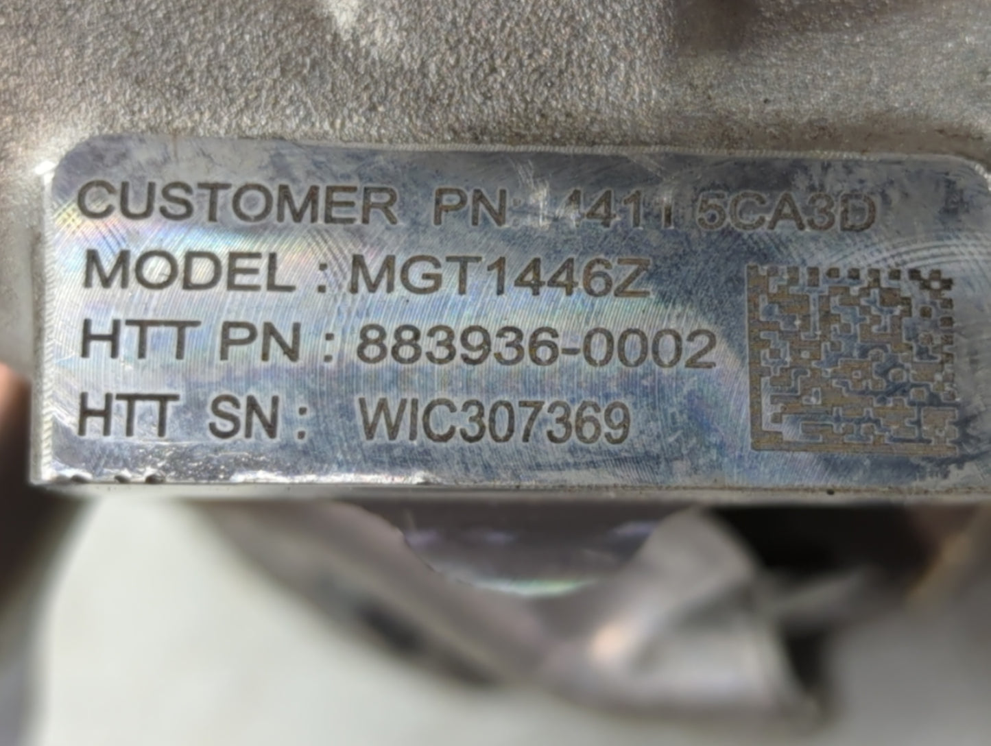 2017 Infiniti Q60 Turbocharger Turbo Charger Super Charger Supercharger - Oemusedautoparts1.com