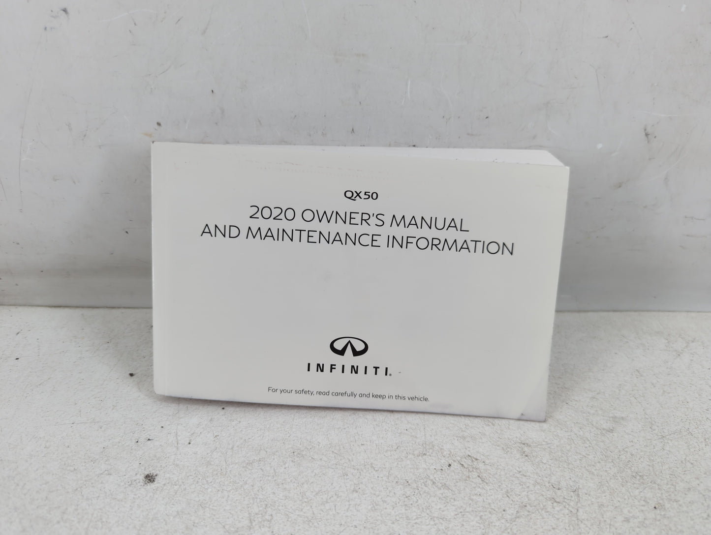 2020 Infiniti Qx50 Owners Manual Book Guide P/N:OM20E0 0J55U0 OEM Used Auto Parts - Oemusedautoparts1.com