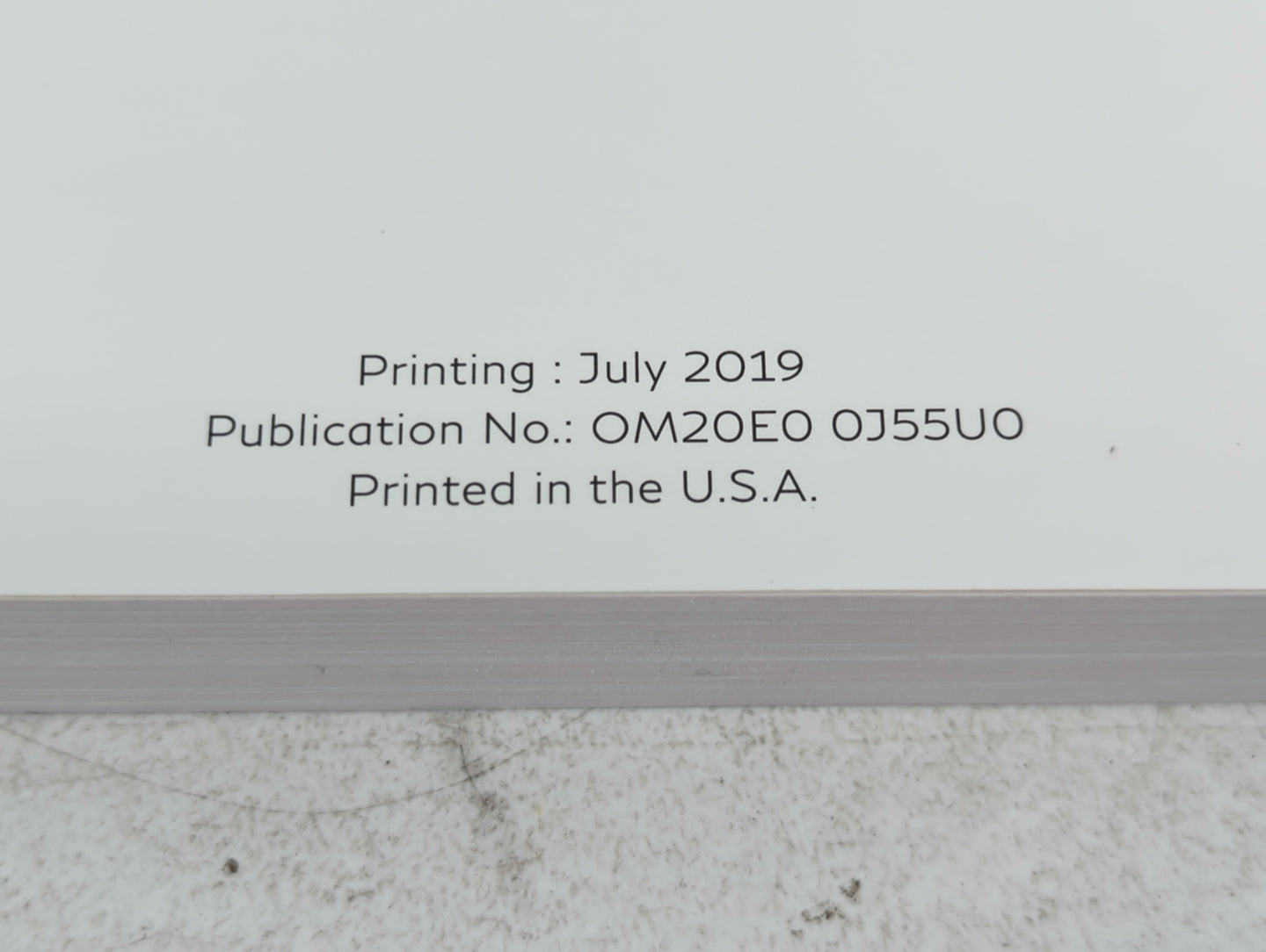 2020 Infiniti Qx50 Owners Manual Book Guide P/N:OM20E0 0J55U0 OEM Used Auto Parts - Oemusedautoparts1.com