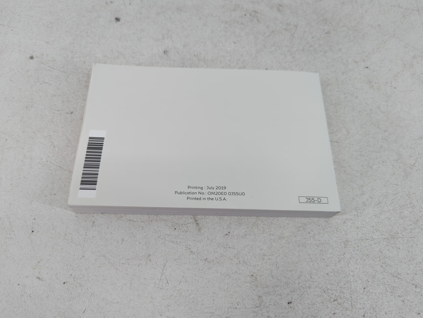 2020 Infiniti Qx50 Owners Manual Book Guide P/N:OM20E0 0J55U0 OEM Used Auto Parts - Oemusedautoparts1.com