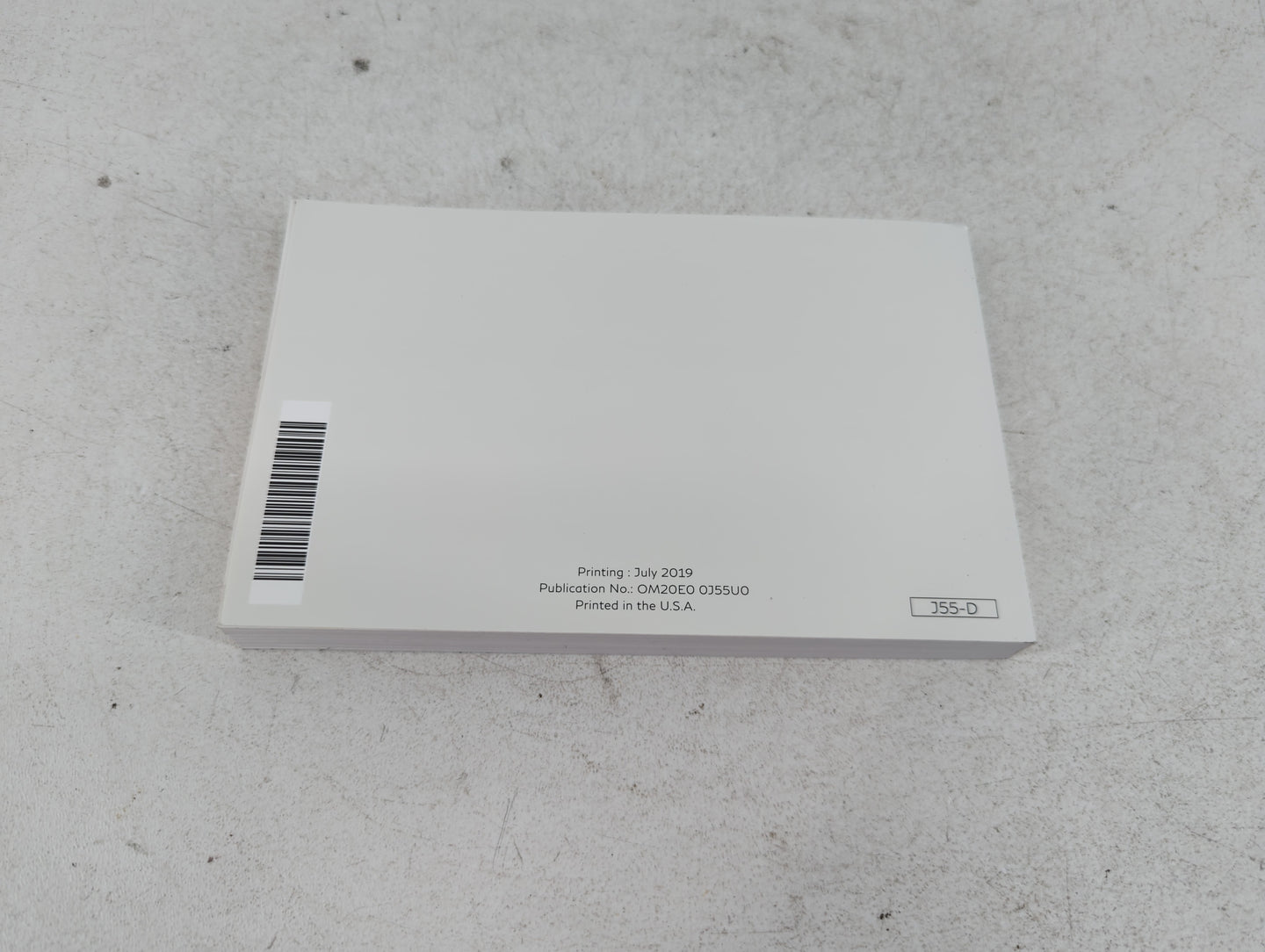 2020 Infiniti Qx50 Owners Manual Book Guide P/N:OM20E0 0J55U0 OEM Used Auto Parts - Oemusedautoparts1.com