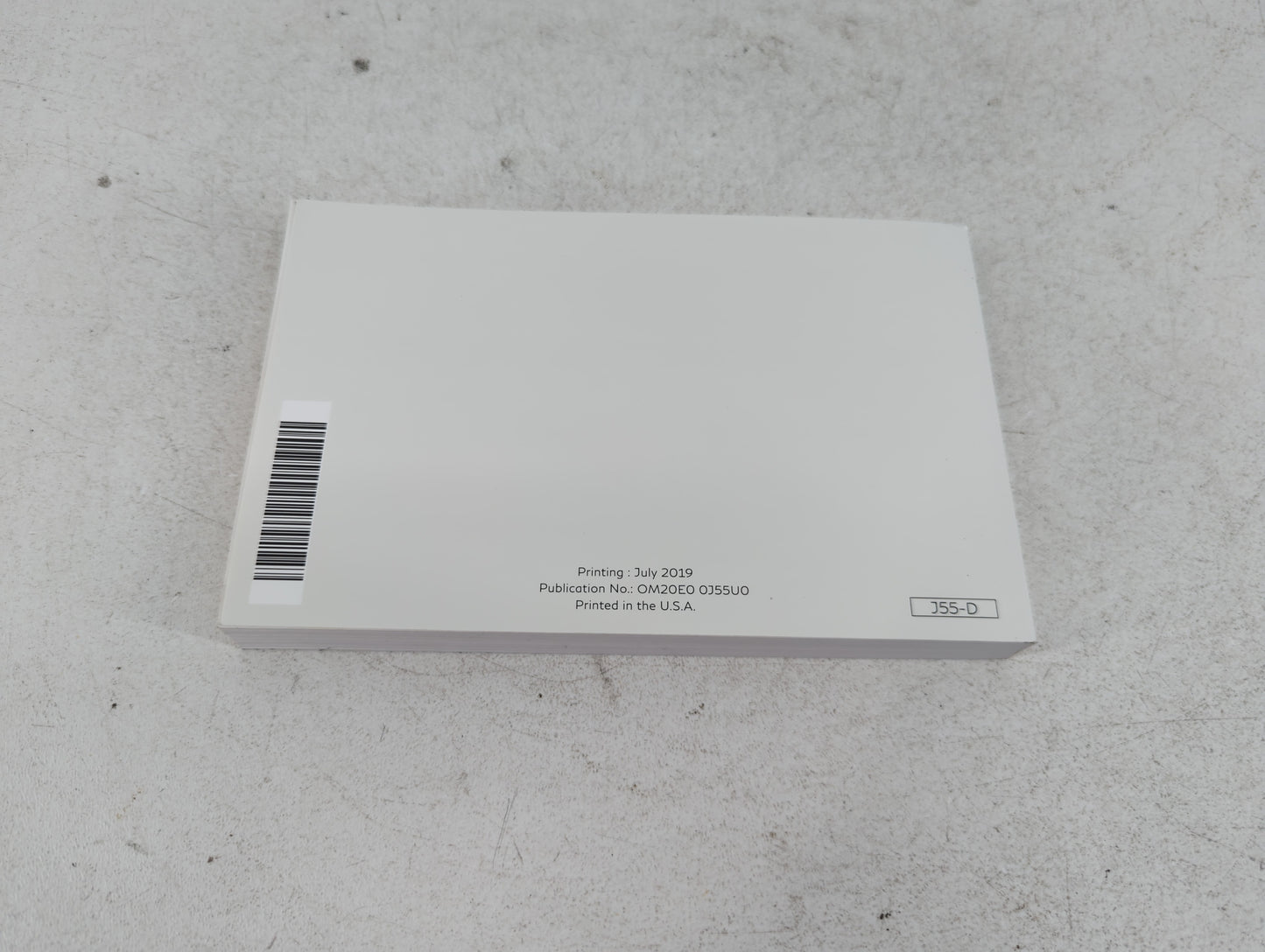 2020 Infiniti Qx50 Owners Manual Book Guide P/N:OM20E0 0J55U0 OEM Used Auto Parts - Oemusedautoparts1.com