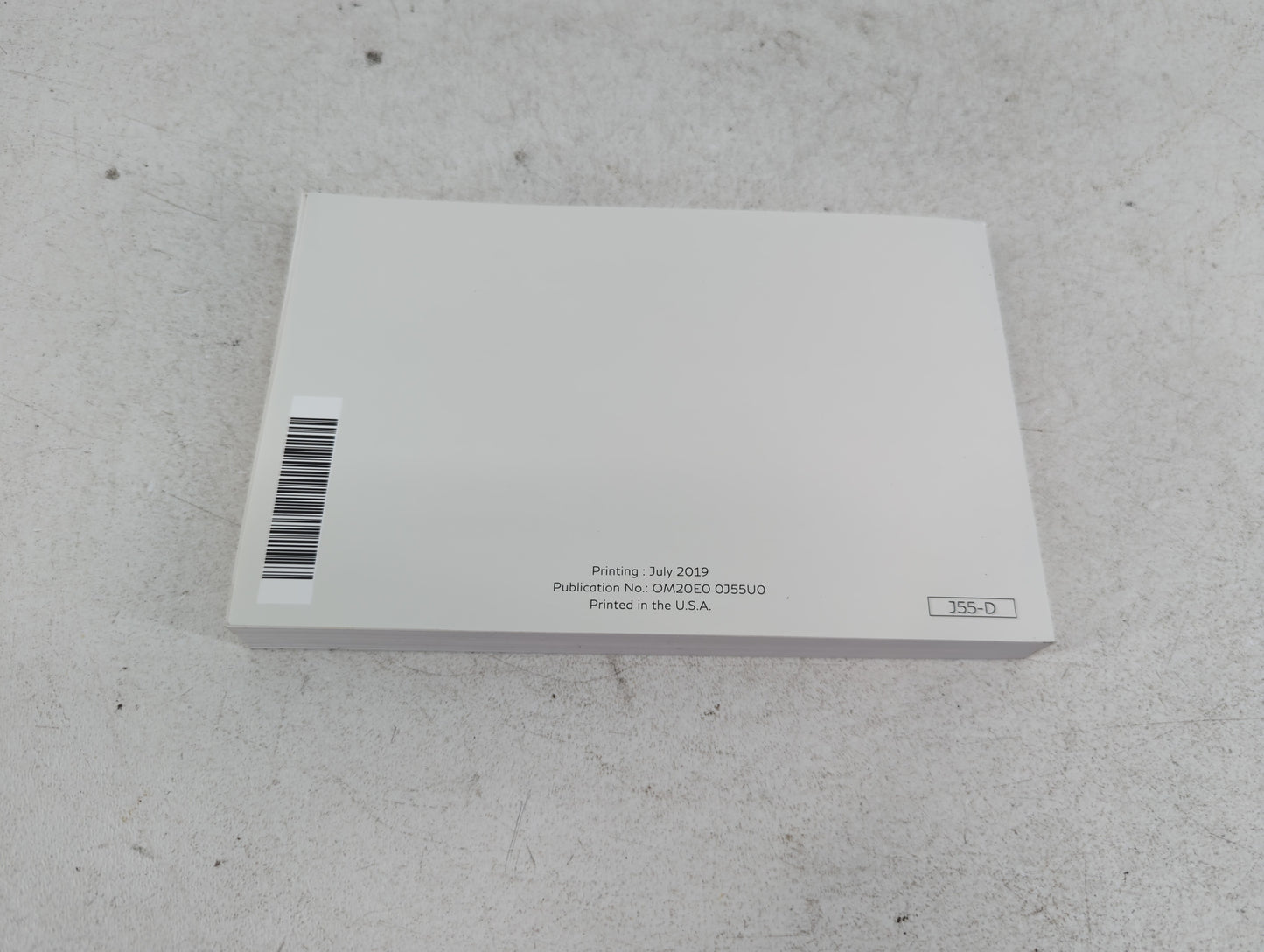 2020 Infiniti Qx50 Owners Manual Book Guide P/N:OM20E0 0J55U0 OEM Used Auto Parts - Oemusedautoparts1.com