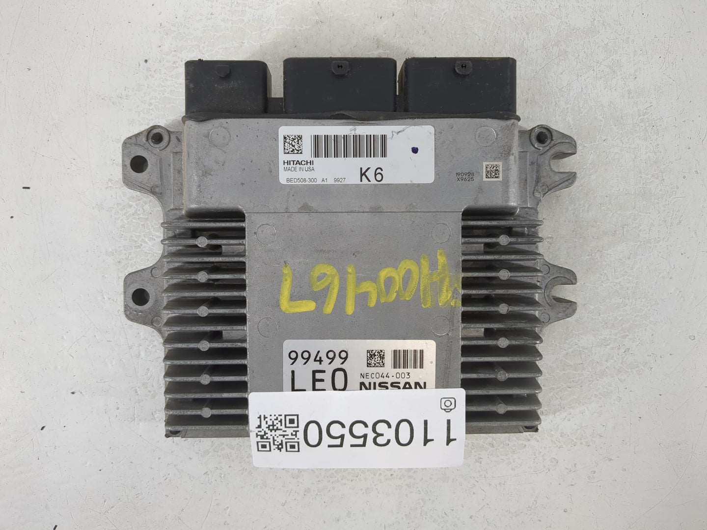 2019-2020 Infiniti Qx50 PCM Engine Control Computer ECU ECM PCU OEM P/N:NEC044-003 Fits Fits 2019 2020 OEM Used Auto Parts -