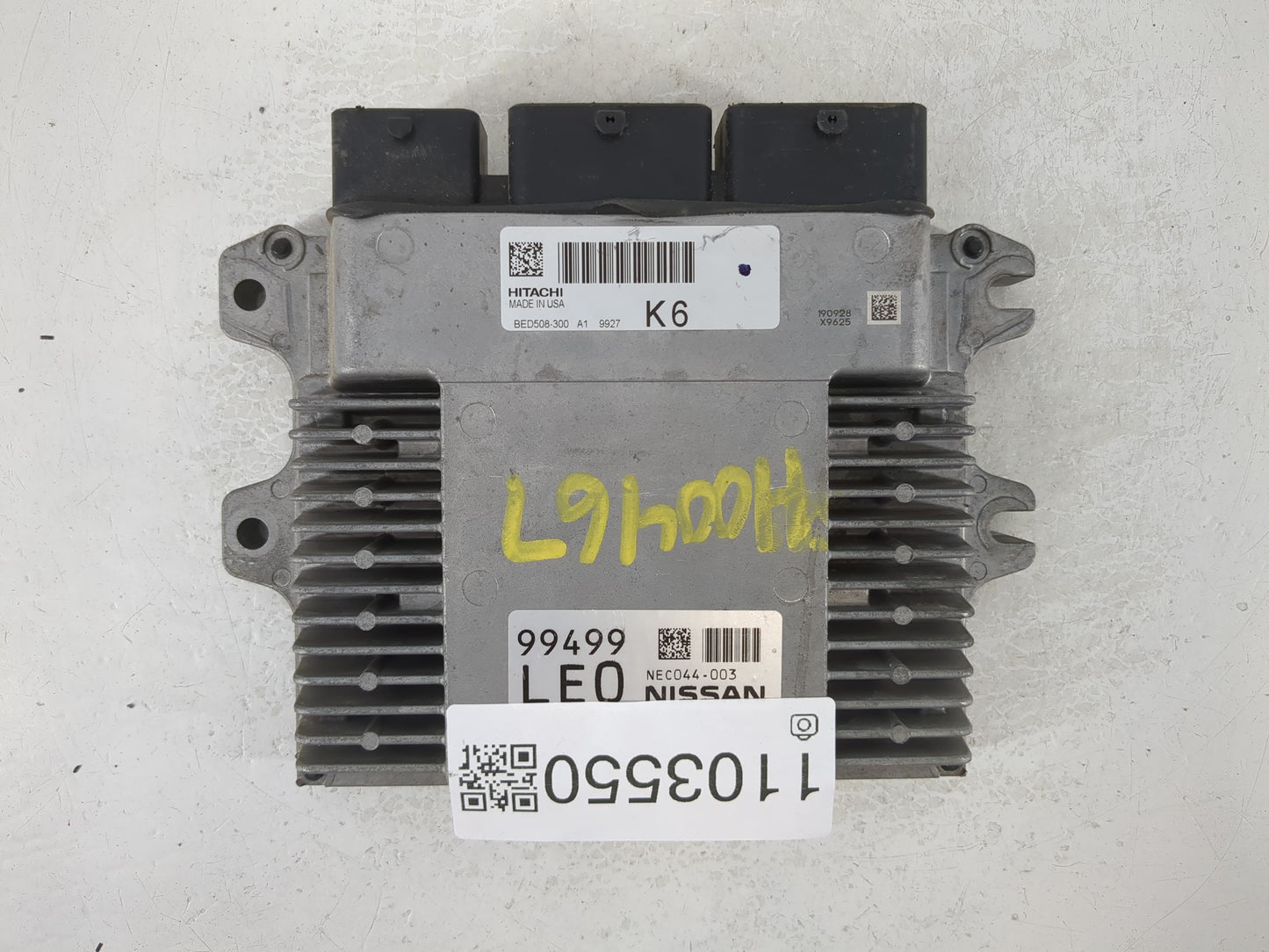 2019-2020 Infiniti Qx50 PCM Engine Control Computer ECU ECM PCU OEM P/N:NEC044-003 Fits Fits 2019 2020 OEM Used Auto Parts -