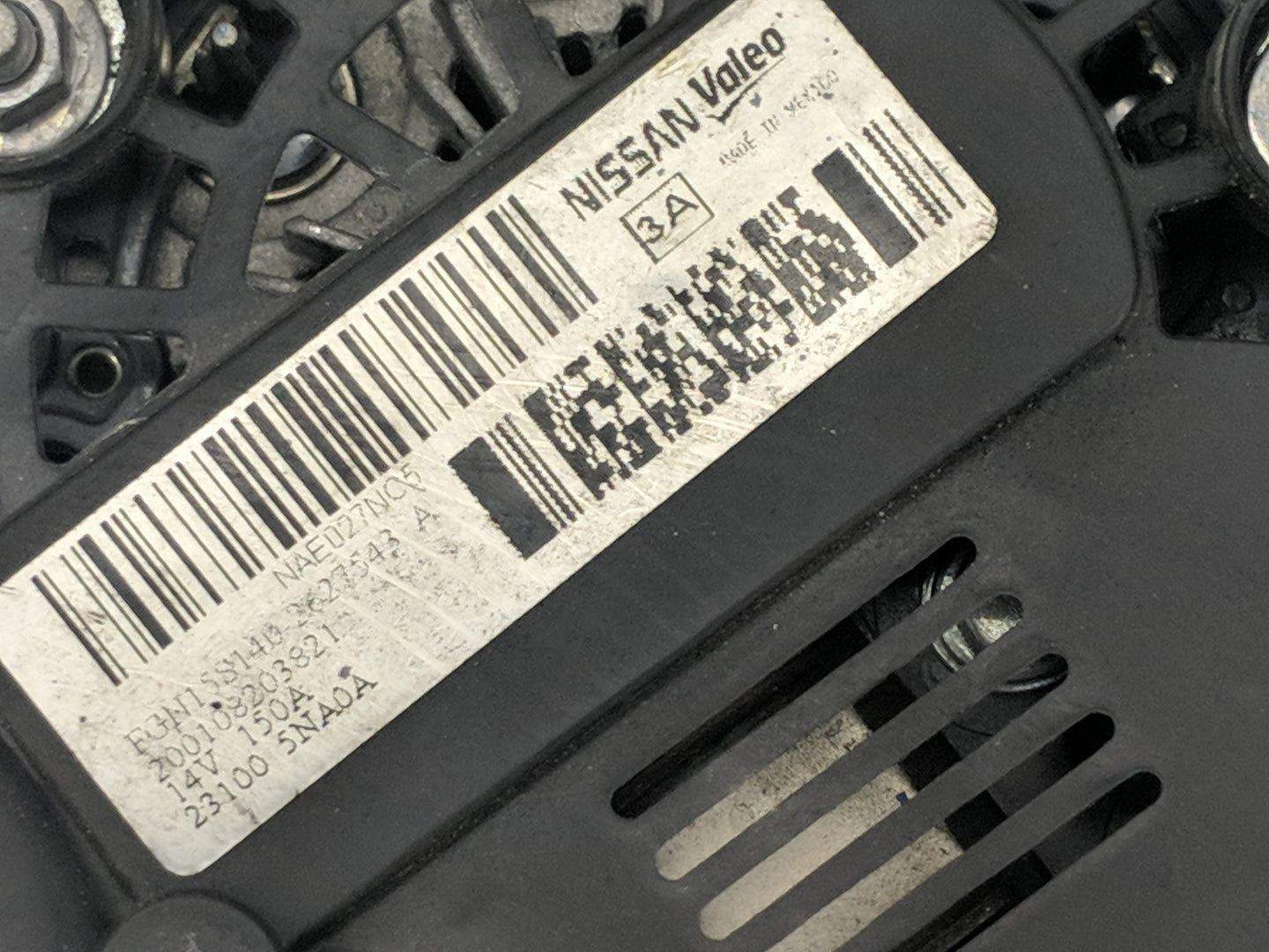 2019-2020 Infiniti Qx50 Alternator Replacement Generator Charging Assembly Engine OEM P/N:23100 5NA0A Fits Fits 2019 2020 OE