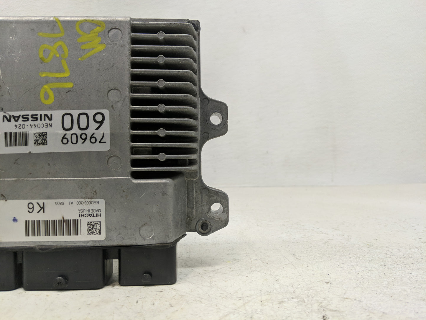 2019-2020 Infiniti Qx50 PCM Engine Control Computer ECU ECM PCU OEM P/N:NEC044-024 Fits Fits 2019 2020 OEM Used Auto Parts -
