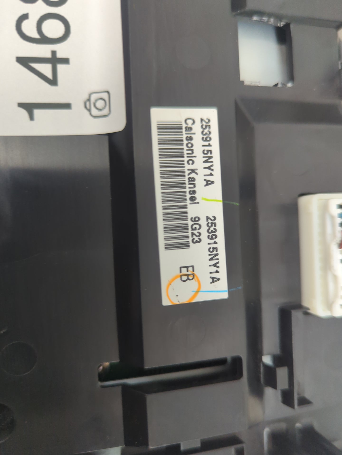 2019-2020 Infiniti Qx50 Climate Control Module Temperature AC/Heater Replacement P/N:253915NY1A Fits Fits 2019 2020 OEM Used