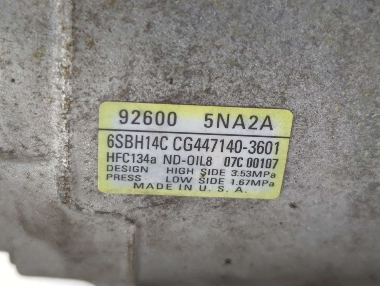 2019-2020 Infiniti Qx50 Air Conditioning A/c Ac Compressor Oem - Oemusedautoparts1.com