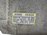 2019-2020 Infiniti Qx50 Air Conditioning A/c Ac Compressor Oem - Oemusedautoparts1.com