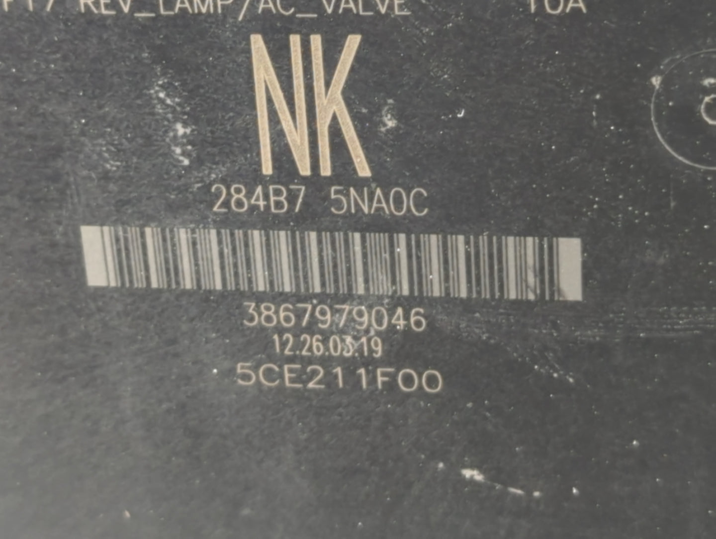 2019-2020 Infiniti Qx50 Fusebox Fuse Box Panel Relay Module P/N:3867979046 284B7 5NA0C Fits Fits 2019 2020 OEM Used Auto Par