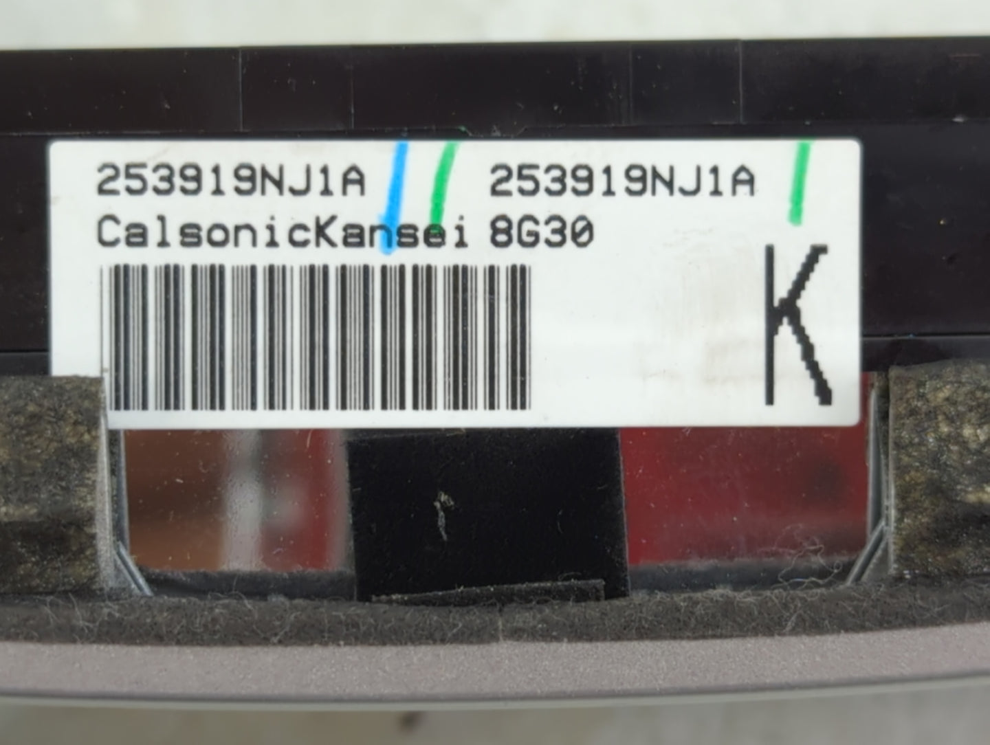 2014-2020 Infiniti Qx60 Climate Control Module Temperature AC/Heater Replacement P/N:253919NJ1A Fits OEM Used Auto Parts - O
