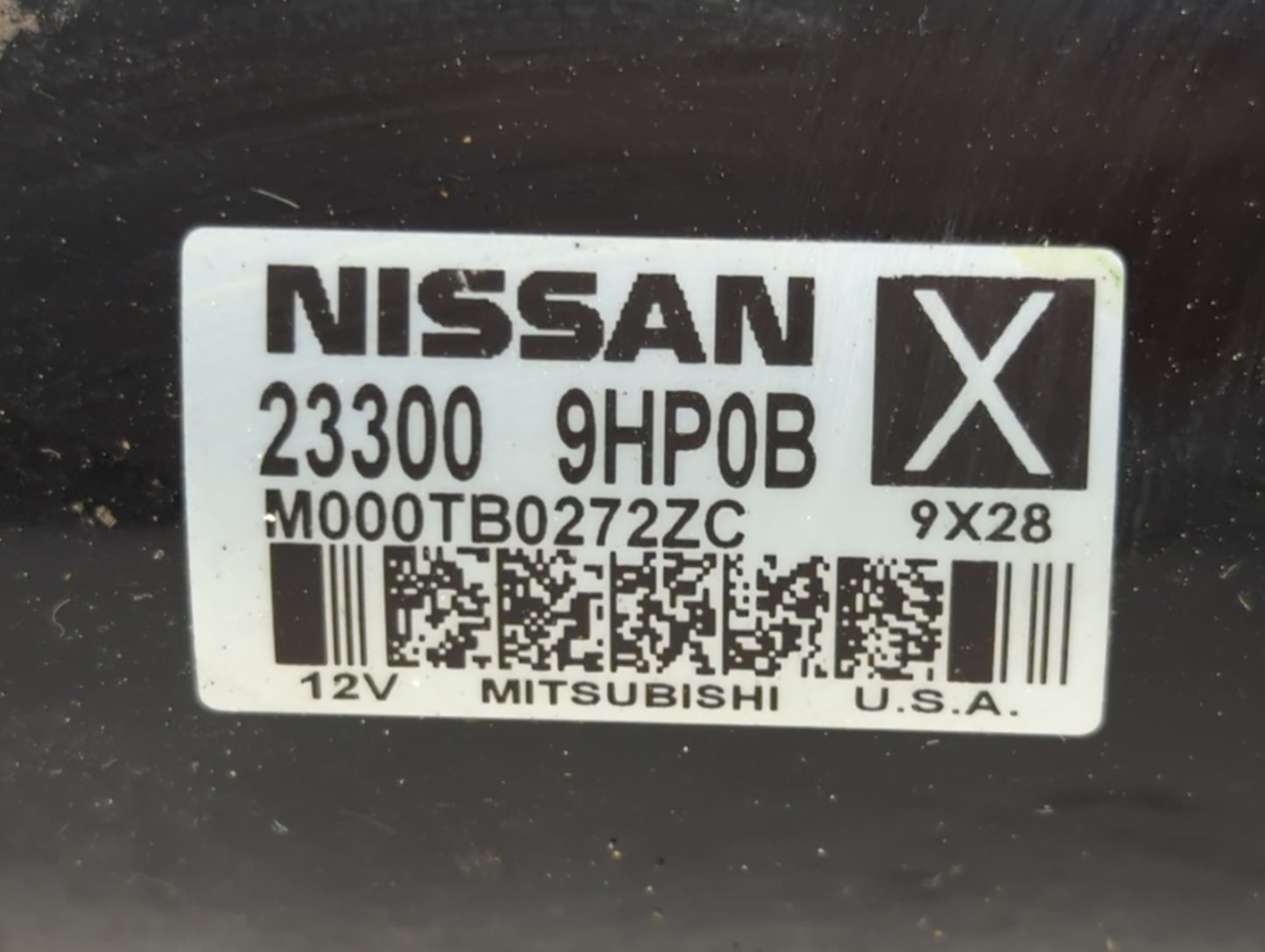 2015-2020 Infiniti Qx60 Car Starter Motor Solenoid OEM P/N:23300 9HP0B Fits Fits 2015 2016 2017 2018 2019 2020 2021 2022 OEM