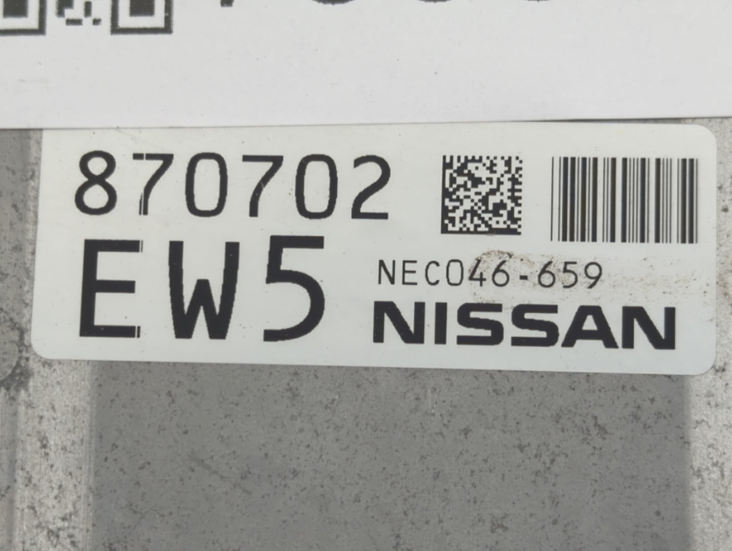 2018-2020 Infiniti Qx60 PCM Engine Control Computer ECU ECM PCU OEM P/N:NEC046-659 Fits Fits 2018 2019 2020 OEM Used Auto Pa