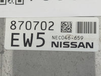 2018-2020 Infiniti Qx60 PCM Engine Control Computer ECU ECM PCU OEM P/N:NEC046-659 Fits Fits 2018 2019 2020 OEM Used Auto Pa