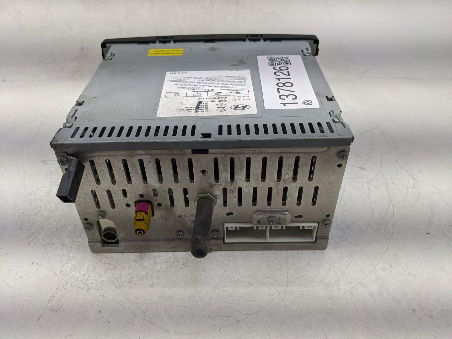 2017-2020 Infiniti Qx60 Radio AM FM Cd Player Receiver Replacement P/N:96180-3Q700 Fits Fits 2017 2018 2019 2020 OEM Used Au