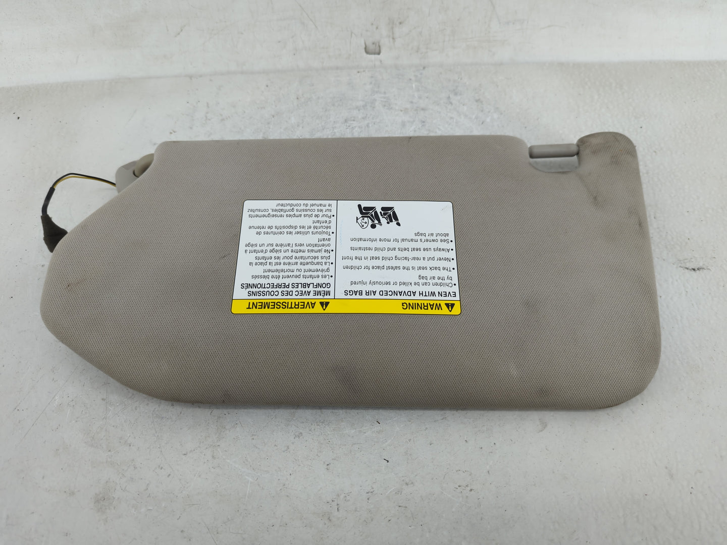 2019-2020 Infiniti Qx60 Sun Visor Shade Replacement Passenger Right Mirror Fits Fits 2019 2020 OEM Used Auto Parts - Oemused